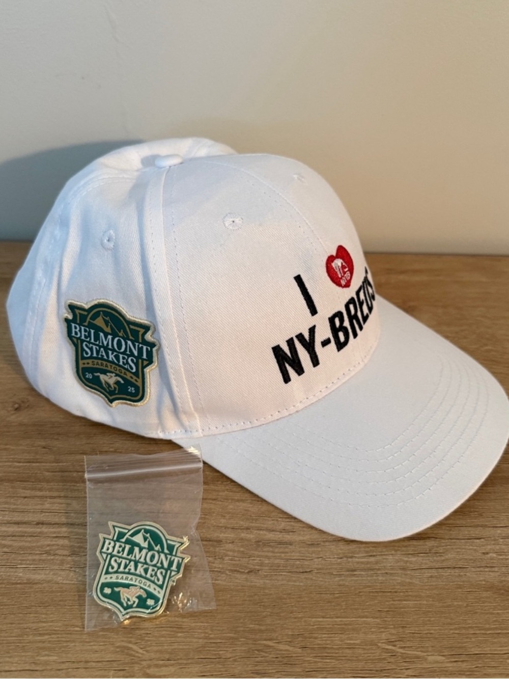 Belmont Stakes Saratoga Pin and Hat